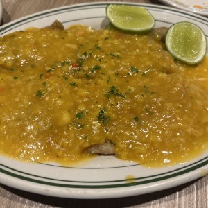 Filet corvina ajillo o Apanada 1 ord