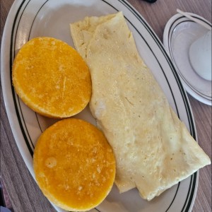 omelet con tortilla