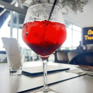 Gin con frutos rojos 