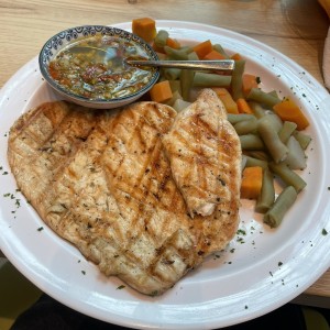 Pechuga de pollo a la plancha