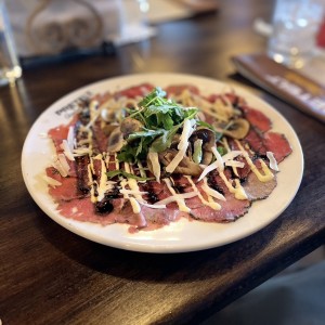 Carpaccio de res