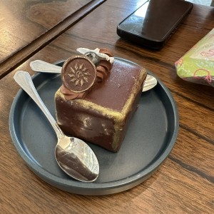 Postre de chocolate