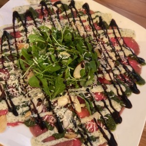 Entradas - Carpaccio de Res