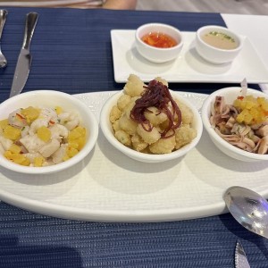 Trio de ceviche
