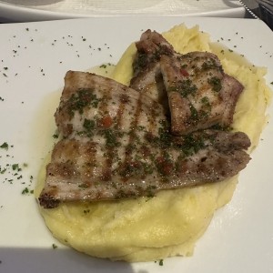 Filete de pescado al grill