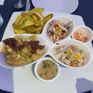 Trio de ceviche