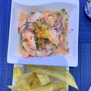 Ceviche de camarones