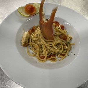 Pasta con centollo