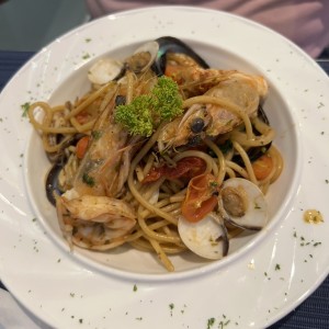 Pasta con mariscos