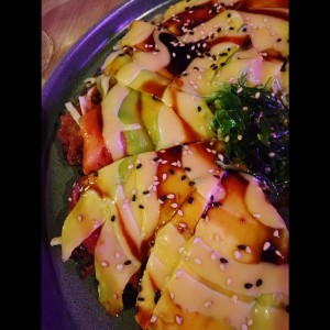 Sushi pizza para compartir