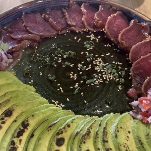 Tiradito de atun Nikkei