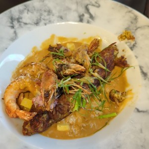langostinos en su salsa