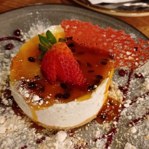 Postre - Cheesecake de Maracuya 