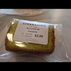 bizcocho de pistacho 