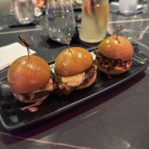 TRIO DE SLIDERS BURGER