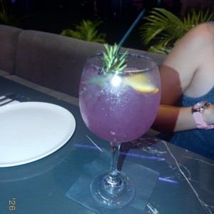 Violet Gin Tonic