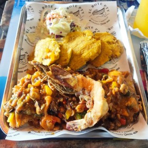 Filete de pescado a lo macho