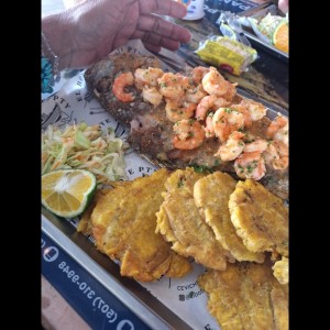Pescado frito a la hembra