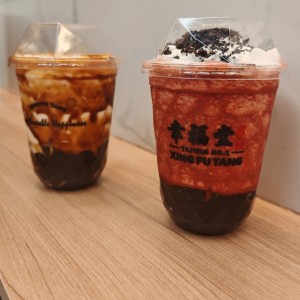Signature Boba Milk + Red Velvet