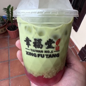 Strawberry matcha