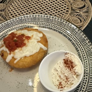 Entradas - Arepa de huevo