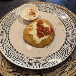 Entradas - Arepa de huevo