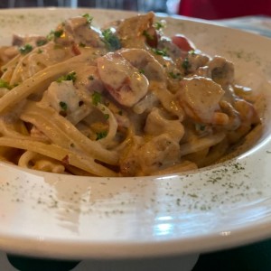 linguinie con pulpo