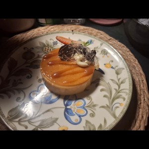 Flan de la casa
