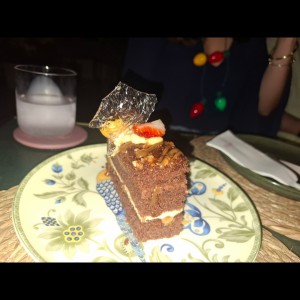 Torta de Chocolate con Caramelo de Maracuya