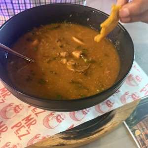 Entradas - Sopa de Mariscos