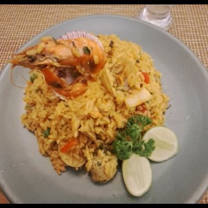 Platos Fuertes - Arroz Con Mariscos