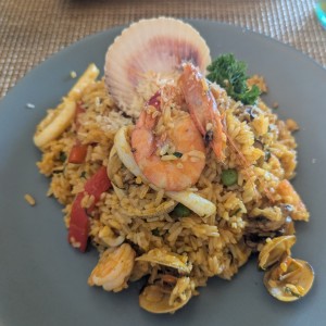 Platos Fuertes - Arroz Con Mariscos