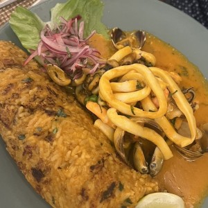 Tacu Tacu De Mariscos