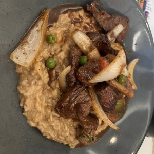 Rissoto de Quinoa con Lomo Saltado