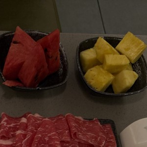 Frutas de cortesia