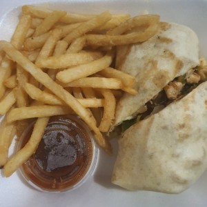 Plato Fuerte - Wrap de Pollo