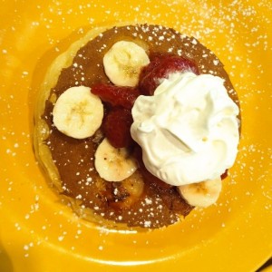 Strawberry & Banana Pancakes