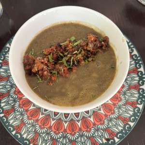 Sopa de Lentejas Con Chorizo