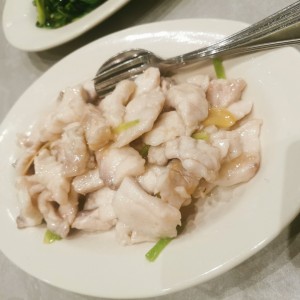 Filete de pescado con Jengibre