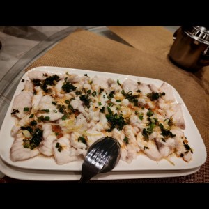 Filete de pescado al vapor