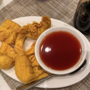 Wanton de camarones