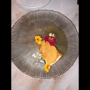Tarta de Queso y Duraznos