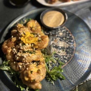 Gambas trufadas