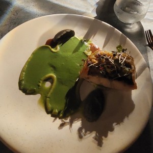 pescado salsa poblana