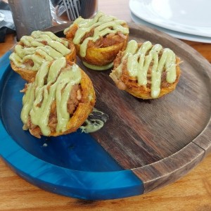 Patacones de Pernil Asado