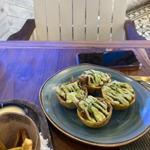 Patacones de Pernil Asado