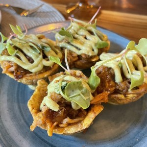 Patacones de Pernil Asado