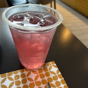 Te frio de frutas rojas