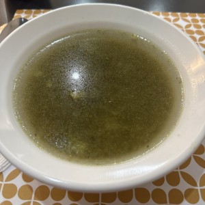 Sopa de vegetales con carne 