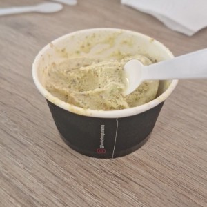 helado de pistaccio